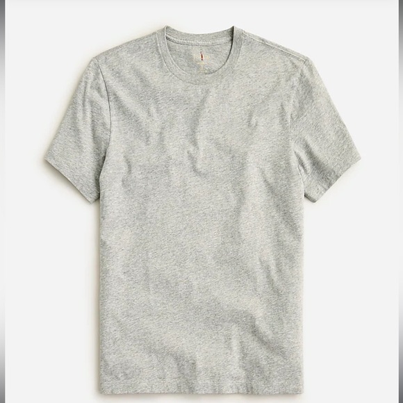 NWT J Crew Men’s Slim Broken In T-Shirt in Heather Grey Size Small - Picture 1 of 5